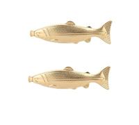 KUWHSIOP 2 pièces de flasques à Hanches pour Poissons en Acier Inoxydable, Bouteille de vin Mini Portable pour Femmes et Hommes,d'or