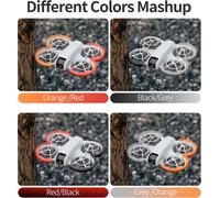 Kuwj-Anneaux De Protection Pare-Chocs Dji Neo Tpu Guards Pour Protection D'hélice Propeller Guard Accessoire Anti-Collision (Rouge) Rouge