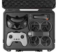 Kuwj-Avata 2 ¿ Étui De Transport Rigide Étanche Pour Dji Avata 2 Fly More Combo Avec Lunettes Dji 3/Rc Motion 3/Fpv Remote Controller 3, Hub De Charge De Batterie, Accessoires De Drone Fpv, Noir Noir