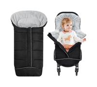 KUWUNG Chanceliere Universelle pour Poussette, Chanceliere Bebe Poussette avec Fermeture éclair et Cordon réglable, Chanceliere Bebe Cosy,Couverture Poussette Bebe Hiver,Chancelière Poussette Hiver