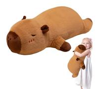 KUWUNG Peluche Capybara, Coussin Géant 50 cm, Jouet en Peluche Super Doux pour Enfants