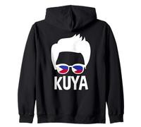 Kuya Silhouette Frère plus âgé Fiers Pinoy Pride Philippins Hommes Sweat à Capuche