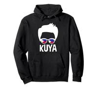 Kuya Silhouette Frère plus âgé Fiers Pinoy Pride Philippins Hommes Sweat à Capuche