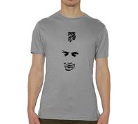 KuyAteYS Taxi Driver Robert De NIRO Evil Face Men's T Shirt Black M