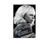 KUYHADSCE Affiche de film Charlize Theron Atomic Blonde - Décoration murale pour appartement ou maison, chambre à coucher, salon, salle de bain, bureau, bar à vin - 20 x 30 cm - Style sans cadre
