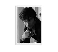 KUYHADSCE Alain Delon Poster mural pour appartement ou maison, chambre à coucher, salon, salle de bain, bureau, bar à vin, art décoratif, 20 x 30 cm, style sans cadre