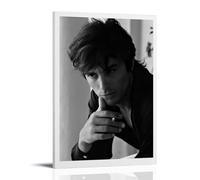 KUYHADSCE Alain Delon Poster mural pour appartement ou maison, chambre à coucher, salon, salle de bain, bureau, bar à vin, art décoratif, 30 x 45 cm, style cadre