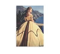 KUYHADSCE Romy Schneider Poster mural pour appartement ou maison, chambre à coucher, salon, salle de bain, bureau, bar à vin, art décoratif, 40 x 60 cm, sans cadre