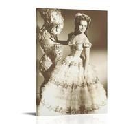 KUYHADSCE Romy SchneiderPoster mural pour appartement ou maison, chambre à coucher, salon, salle de bain, bureau, bar à vin, art décoratif, 30 x 45 cm, style cadre