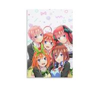 KUYHADSCE The Quintessential Poster de dessin animé Quintuplets pour appartement ou maison, chambre à coucher, salon, salle de bain, bureau, bar à vin, art décoratif, 30 x 45 cm, style sans cadre
