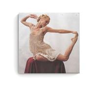 KUYHADSCE Vanessa Paradis Poster mural pour appartement ou maison, chambre à coucher, salon, salle de bain, bureau, bar à vin, art décoratif, 50 x 50 cm, style sans cadre