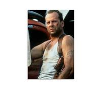 KUYHADSCE Walter Bruce Willis Poster mural pour appartement ou maison, chambre à coucher, salon, salle de bain, bureau, bar à vin, art décoratif, 20 x 30 cm, style sans cadre