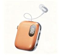 KUYHRF Casque Bluetooth rétractable à clipser avec double micro ENC, 90H | Charge rapide en 30 minutes, affichage de l'alimentation LED, étanchéité IPX4, alerte d'appel par vibration