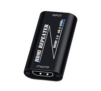 KUYIA Amplificateur HDMI amplificateur répéteur de signal, 4K @ 60 Hz 25 m/1080p 44 m, rallonge HDMI femelle vers femelle pour jeux/bureau/home cinéma (pas d'alimentation nécessaire)