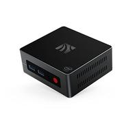 KUYIA Mini PC alimenté par J4125 Quad Core 8 Go DDR4/128 Go M.2 SATA SSD Mini ordinateur de bureau pour la maison, le bureau, les affaires, les jeux d'étude, support 4K @ 30 Hz Dual HDMI WiFi-5 HDD
