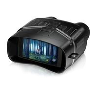 KUYNMCS Lunettes De Vision Nocturne, 4K 36MP 4000mAh Rechargeables, Zoom Numérique 5X, Jumelles De Vision Nocturne Infrarouge, Enregistrement Photo Et Vidéo, for Le Camping Et La Surveillance(Black)