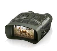 KUYNMCS Lunettes De Vision Nocturne, 4K 36MP 4000mAh Rechargeables, Zoom Numérique 5X, Jumelles De Vision Nocturne Infrarouge, Enregistrement Photo Et Vidéo, for Le Camping Et La Surveillance(Green)