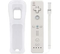 Kuyotine Wii Controllers,Wireless Controller for Nintendo Wii, Wii U Video Game Gamepads, Replaceable Remote Game Controller with Silicone Case and Wrist Strap (White)