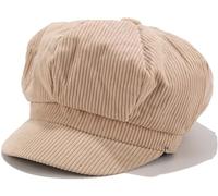 Kuyou Gatsby Newsboy Casquette béret d'hiver - Beige - Taille Unique