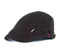 Kuyou Newsboy Casquette plate de sport Gatsby, café, taille unique