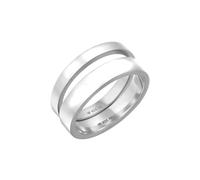 Kuzzoi 0604170524 Lot de 2 bagues pour homme en argent sterling 925 poli pour homme Taille 60-66