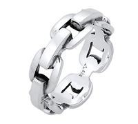 Kuzzoi Bague massive pour homme (8 mm) en argent 925, 64, Argent sterling