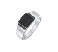 KUZZOI Bague noir / argent, Taille 60