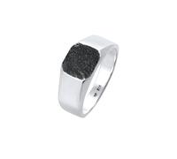 KUZZOI Bague noir / argent, Taille 60