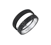 KUZZOI Bague noir, Taille 66
