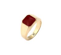KUZZOI Bague or / bordeaux, Taille 54