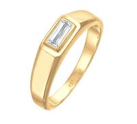 Kuzzoi Bague pour homme avec pierre précieuse topaze, élégante bague solitaire en argent sterling 925 plaqué or, bague en pierre précieuse dorée pour homme, taille 60-66, 0612391922, 60, Pierre
