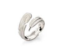 Kuzzoi Bague pour homme en forme de plume en argent sterling 925 - Bague massive (7 mm) - Look vintage - Bijoux faits à la main pour hommes - Large bague pour homme - Taille 60-66, 06088828255, 62