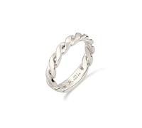 Kuzzoi Bague Twist Design pour homme en argent sterling 925 - Bague massive de 4 mm de large - Fabriquée à la main pour hommes dans un style vintage moderne - Taille 60-66 06088828255, 64, Métal