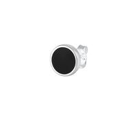 KUZZOI Boucles d'oreilles noir / argent, Taille XS-XXL