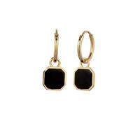 KUZZOI Boucles d'oreilles or / noir, Taille XS-XXL