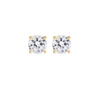 KUZZOI Boucles d'oreilles or / transparent, Taille XS-XXL