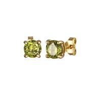 KUZZOI Boucles d'oreilles or / vert, Taille XS-XXL
