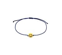 Kuzzoi Bouddha Bracelet textile pour homme en nylon et pendentif émoji Smiling Bead Bracelet pour homme (bleu), 21 cm, Nylon
