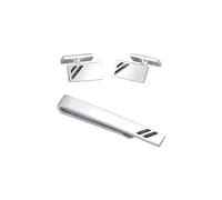 KUZZOI Boutons de manchette argent, Taille One Size