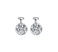 KUZZOI Boutons de manchette 'Geo' argent, Taille One Size