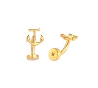 KUZZOI Boutons de manchette or, Taille One Size