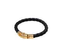 KUZZOI Bracelet 'Basic' or / noir, Taille 20