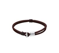 KUZZOI Bracelet brun foncé / argent, Taille 22