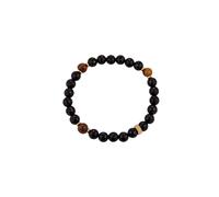 KUZZOI Bracelet brun foncé / or / noir, Taille 21