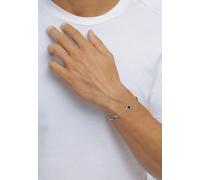 KUZZOI Bracelet 'Kleeblatt' saphir / argent, Taille 23