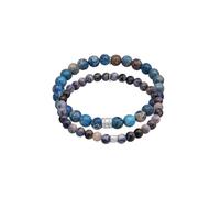 KUZZOI Bracelet nude / indigo / bleu cobalt / argent, Taille 21