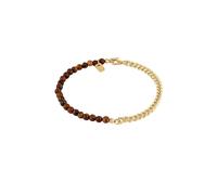 KUZZOI Bracelet 'Tigers Eye' marron / or, Taille 19