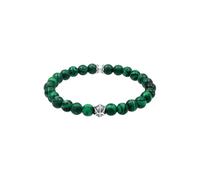 KUZZOI Bracelet vert foncé / noir / argent, Taille 19