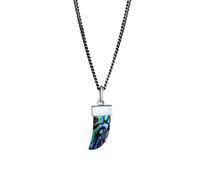 KUZZOI Chaîne bleu / noir / argent, Taille 55