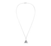 KUZZOI Chaîne 'Evil Eye, Geo' noir / argent, Taille 60
